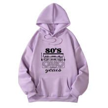 Dam Casual Hoodies Överdimensionerade Lös passform Mönstrade Rund Hals Långärmade Tröjor För Vardagsbruk Plus Size Grafisk Tröja För Dam