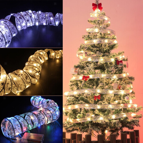 Morttic Christmas tree lights 40-LED warm white 13ft