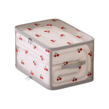 Foldable Clothes Storage Box Large Capacity Fabric Organizer with Lid for Sweaters Blankets Pants Bedroom Closet Wardrobe Storage Bin