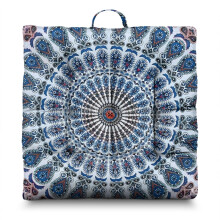 Square Dutch Velvet Yoga Pillow 22 inches