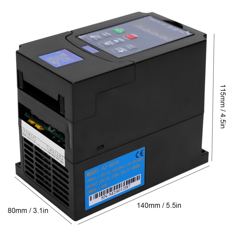 Variable Frequency Drive 1.5kW 1/3 Phase