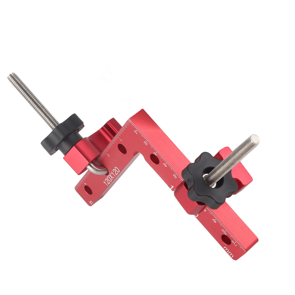 Right Angle Ruler 90 L-Shaped Woodworking Panel Fixing Fixture 120X120mm 8321391829059