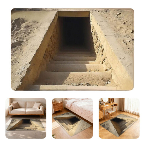 Χαλί 3D Οπτικής Ψευδαίσθησης 19,69x31,50 ίντσες με Σχέδιο από Τούβλα 1