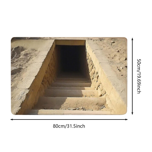 Χαλί 3D Οπτικής Ψευδαίσθησης 19,69x31,50 ίντσες με Σχέδιο από Τούβλα 2