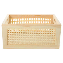 Light Yellow Large Capacity Storage Basket for Home Organization Made of Sturdy Plastic