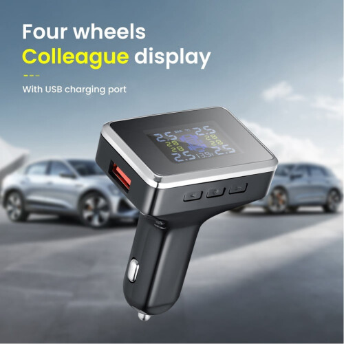 Plastic Black TPMS Wireless Tire Pressure Monitoring System