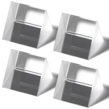 Clear triangular prism crystal for scientific experiments 1