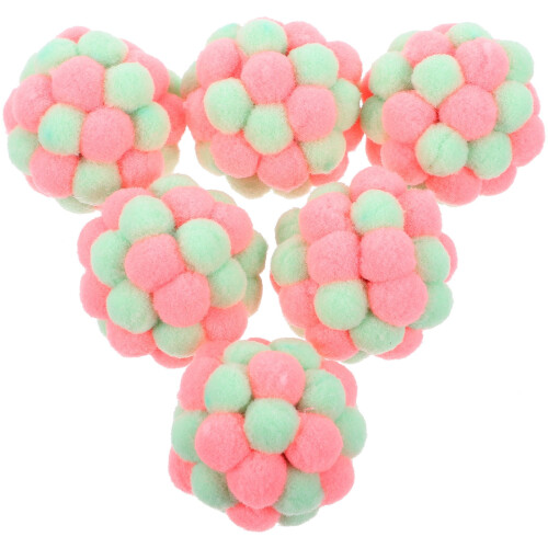 Giocattoli per gatti, peluche, 6 pezzi