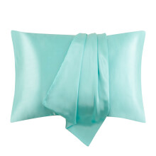 Taies d'oreiller en satin 51 x 91 cm, enveloppe en soie synthétique