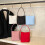 Gestreifte Damen-Reisetasche aus Polyester 1