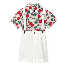 Paasoutfit voor jongens: semi-formeel overhemd met korte mouwen en knoopsluiting