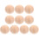 Solid Wood Balls Wooden Ball Khaki 10pcs 1
