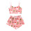 Pigiama natalizio da donna, set due pezzi, rosa, taglia L 1