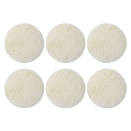 Car Lamb's Wool Bonnet Buffing Wheel Pad 6 pcs 5 inch