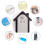 tooloflife Wall Mounted Security Key Safe Box Adjustable 4 Digit Combinations Lock for Home 7
