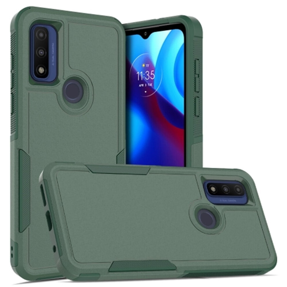 Defender Case For Motorola Moto G Pure 6.5'' Â Heavy Duty, Dustproof, Shockproof, Non-Slip Rugged Cover, Compatible With Moto G Pure Green 9489952003696