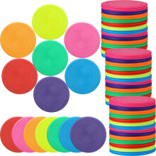 A pack of 28 soft rubber frisbees, suitable for children and adults, perfect for outdoor games, dog toys, and sports gifts, Random color