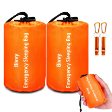 Notfall-Überlebensschlafsack, tragbarer wasserdichter Thermo-Bivaksack aus Mylar, Decke