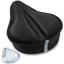 Cuscino in gel per sella da bicicletta, comodo coprisella per bici da uomo e donna, per interni ed esterni