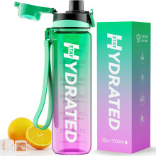 940ml Tritan Water Bottle, Leak-proof for Sports, Gym, and Outdoor Use