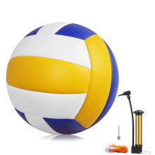 Maat 5, Volleybal, PU-leer, Zachte aanraking, Binnen/buiten, Strand, Training, Wedstrijd, Balpomp