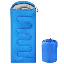 Saco de dormir portátil e impermeable para acampar, para adultos y niños, para todas las estaciones, cálido y frío.