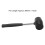 Rubber Steel Double Sided Hand Mallet 260mm for Engineering Installation 10