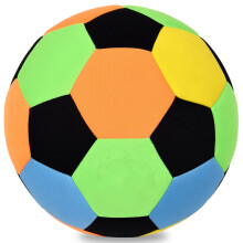 Pallone da calcio in tessuto morbido taglia 4, leggero, ideale per interni, per bambini, neonati e principianti.