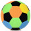 Size 4 soft cloth soccer ball, lightweight, suitable for indoor use. 1