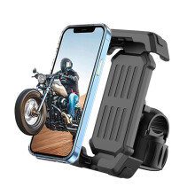 Einhandbedienbare Handyhalterung für Motorräder, 360 drehbar, Schnellverschluss
