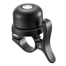 Campainha de bicicleta com suporte oculto para AirTag e rastreador GPS antifurto para guidão.