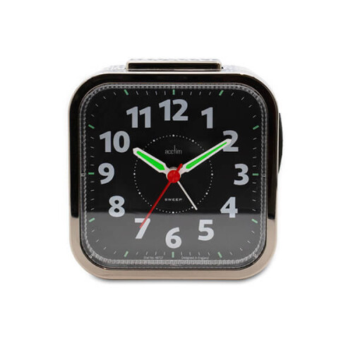 Acctim Acctim Otis Titanium Analogue Alarm Clock