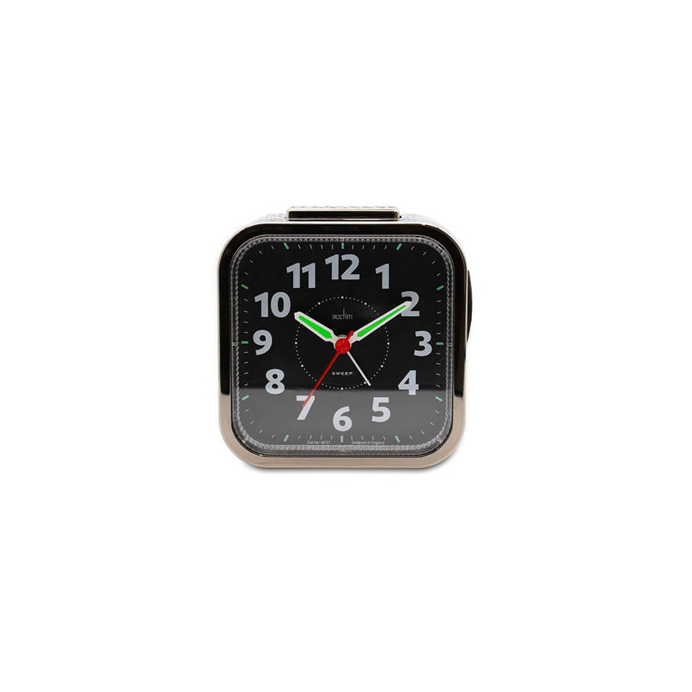Acctim Otis Titanium Analogue Alarm Clock