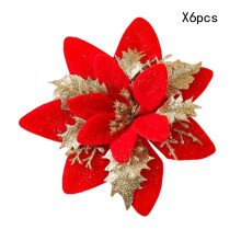 Buquê de flores artificiais para casamento, decoração romântica, 6 peças