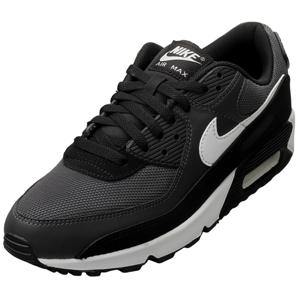 Nike (7.5) Air Max 90 Mens Fashion Trainers In Iron Grey