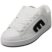(10) Etnies Kingpin 2k Mens Skate Trainers in White Black