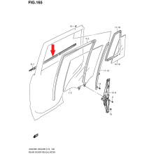 Listwa drzwi tył prawy Suzuki Grand Vitara 83831-65J00