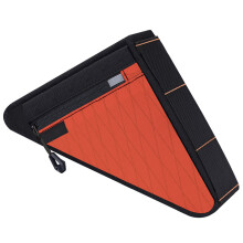 Regenschutz-Fahrrad-Werkzeugtasche Dreieck 1L Kompakt Orange 18,5x19x5,5cm