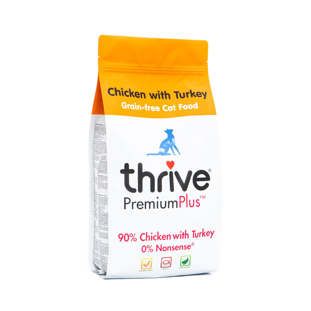 Thrive Cat Premiumplus Dry Food- Chicken With Turkey 1.5Kg