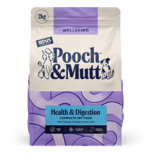 Pooch & Mutt - Health & Digestion Minis (Small Sized Kibble), Complete Dry Dog Food Grain Free, for Senstive Stomachs and Digestion Health