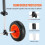 Adjustable Kayak Cart with 10-inch Solid Tires, 280 lbs 4