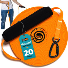 Total Pet Training Lead for Dogs, Waterproof Long Line for Recall & Obedience Tr