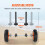 Adjustable Kayak Cart with 10-inch Solid Tires, 280 lbs 5