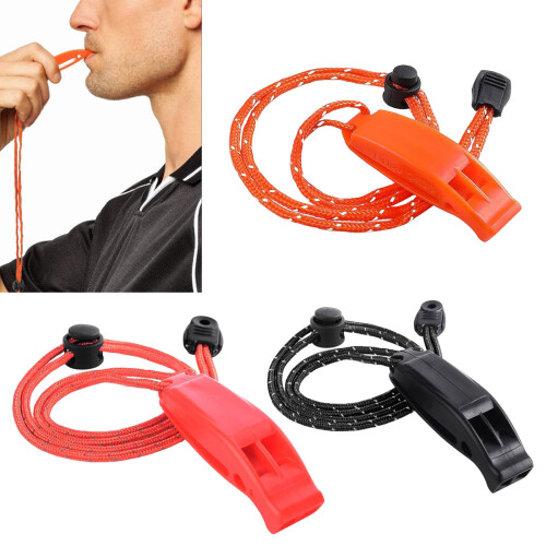 Sifflet d'urgence à Double tuyau, 6 pièces, pour bateaux de 1