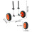 Adjustable Kayak Cart with 10-inch Solid Tires, 280 lbs 8