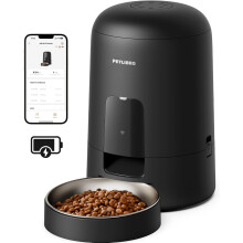 PETLIBRO Automatic Cat Feeder, Battery Operated Smart WiFi App Control, Wireless & Compact Design, Dry Food Auto Dispenser with Timer, Portion Adjust