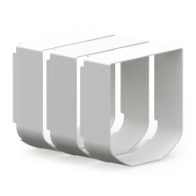 Sure Petcare SureFlap Tunnel Extender, Compatible with SureFlap Microchip Cat Flap & Cat Flap Connect, Wall Installation Accessory, White (Pack of 3)