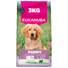Eukanuba Lamb & Rice - Complete Dry Puppy Food - For Large & Giant Breed Dogs 3KG