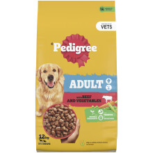 Pedigree Complete Dog Dry Food for Dogs with Beef and Vegetable 12 kg