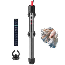 HITOP HP-608 200W Submersible and Adjustable Aquarium Heater With Thermometer and Suction Cups